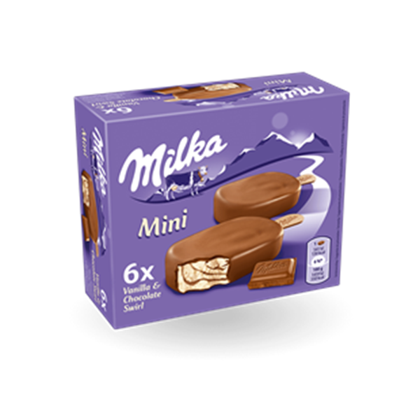 Milka Vanilla &amp; Chocolate Swirl Mini Bombones