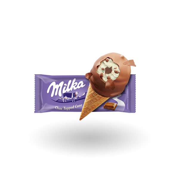 Milka Choc Topped Cone
