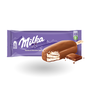 Milka Vanilla &amp; Chocolate Swirl  Stick